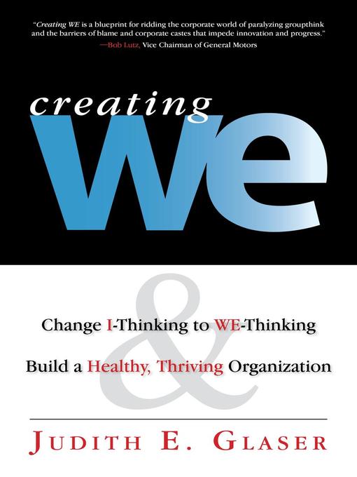 Cover image for Creating WE
